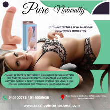 DILDO REALISTA DE PIEL PURE NATURALLY 